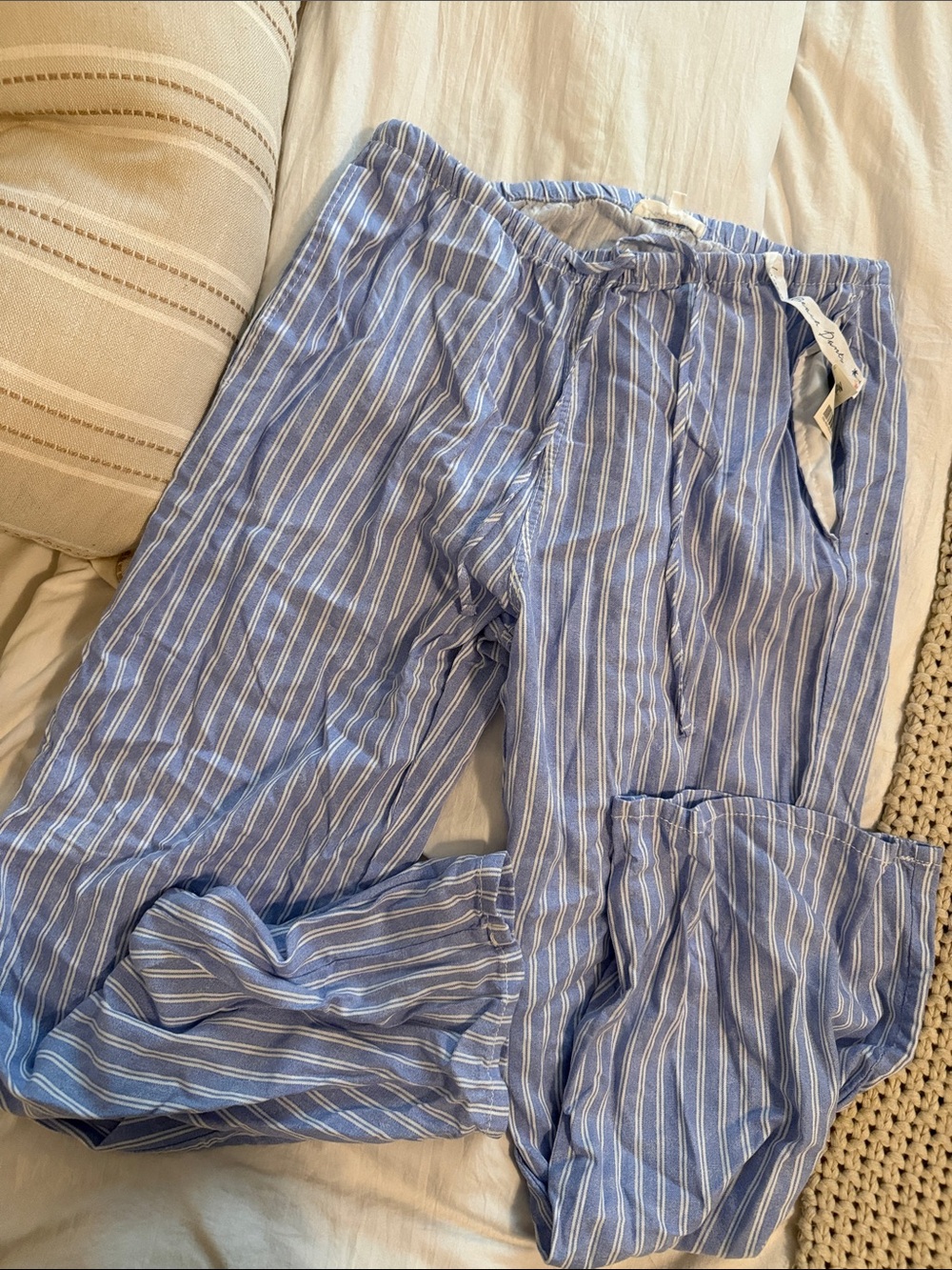 Linen beach pants women size large